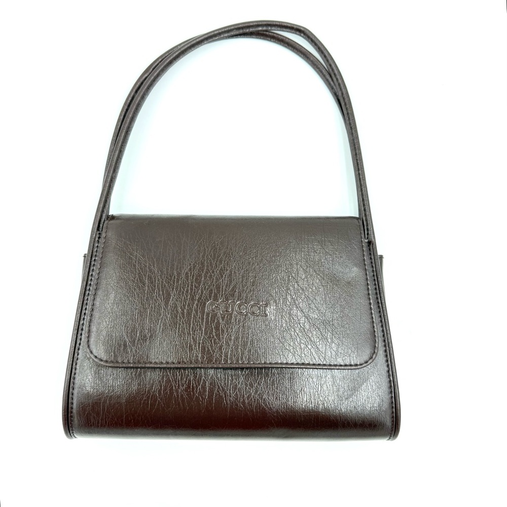 Brown Leather Handbag (B0004)